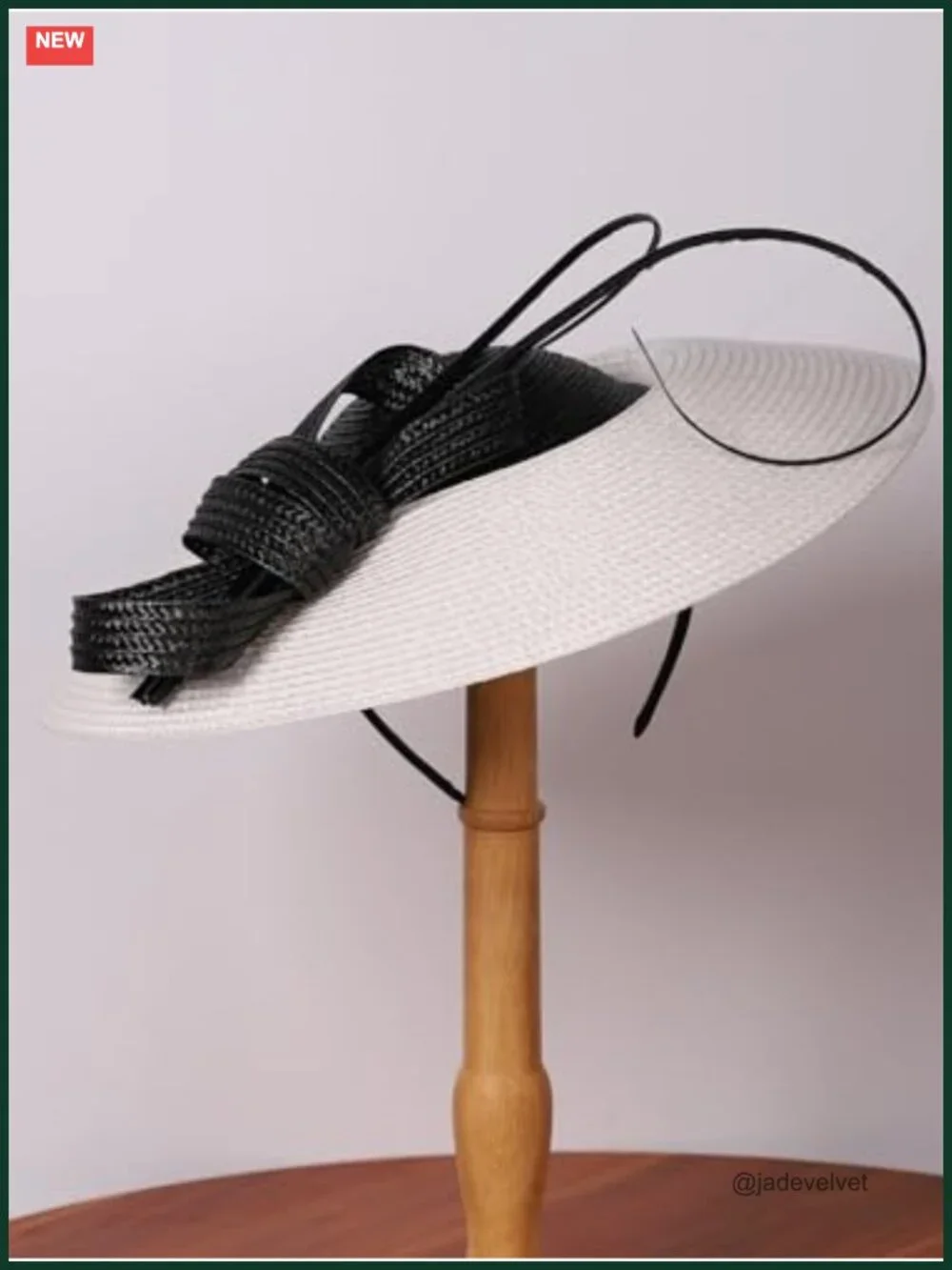 Vintage Fascinator Pillow Hat for Women, Fedora Wide Brim, Adjustable